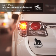 Nalepka POLSKI SPANIEL MYŚLIWSKI (02)