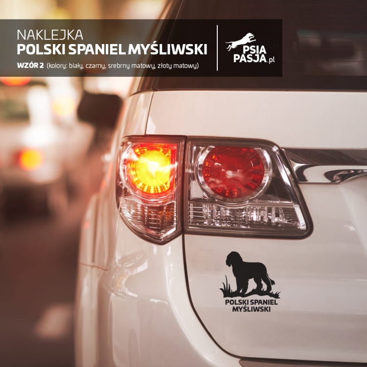 Nalepka POLSKI SPANIEL MYŚLIWSKI (02)